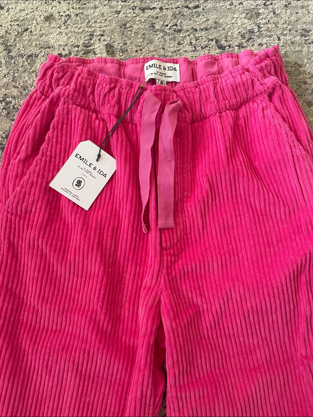 Emile & Ida Pink Corduroy Pants NWT - Picture 2 of 4